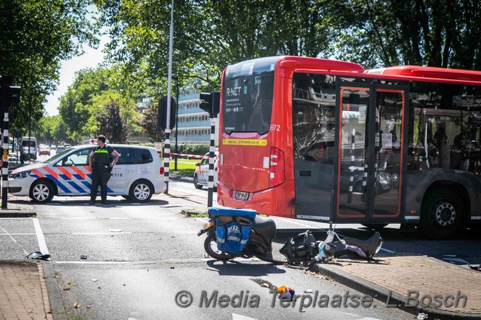 Mediaterplaatse ongeval scooter lijnbus haarlem 0001Image00007