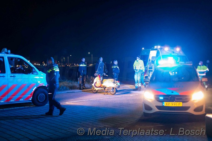 Mediaterplaatse ongeval scooterrijder zandvoort 28122020 Image00001