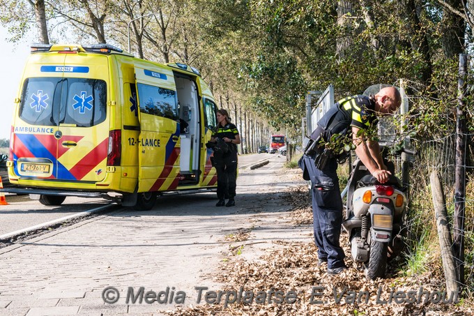 Mediaterplaatse ongeval bennebroekerweg hdp scooter fietser 0001Image00002