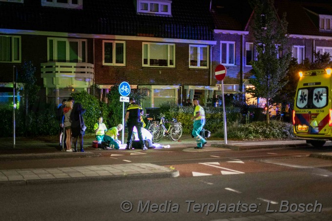 Mediaterplaatse fietser zwaargewond in Haarlem 0001Image00001