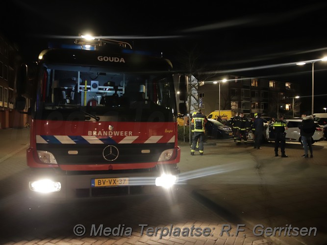 Mediaterplaatse Fotos van de voertuigbrand aan de Bernadottelaan in Gouda. 23022021 Image00006