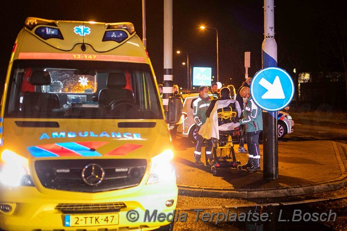 Mediaterplaatse scooterrijder gewond na achtervolging Haarlem 27032021 Image00002