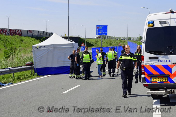 Mediaterplaatse motorrijder overleden op de a4 badhovedorp 02062021 Image00008