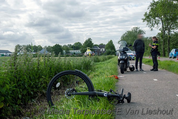Mediaterplaatse fietser zwaargewond schipholweg in lijnden 13062022 Image00006