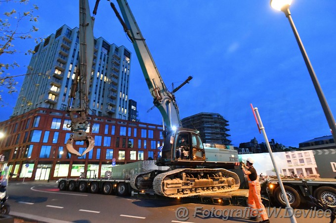 Mediaterplaatse sloopkraan blokland op transpoort ldn de geus Image00016