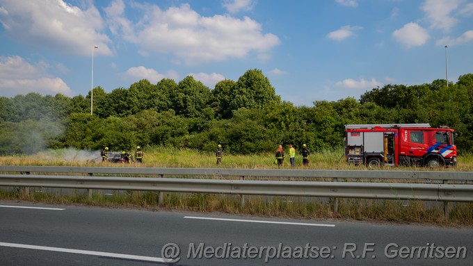 Mediaterplaatse autobrand n451 waddinxveen 19062023 Image00001