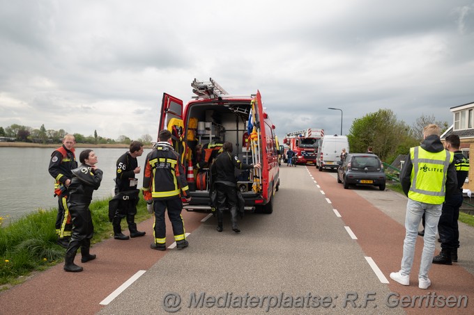 Mediaterplaatse persoon te water lekdijk Ammerstol 05052023 Image00011