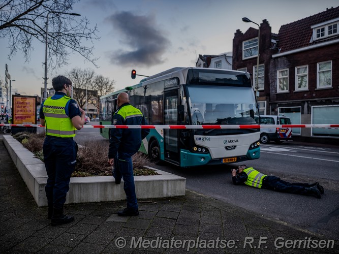 Mediaterplaatse ongeval bus fietser kleiwegplein gouda 12022024 Image00013