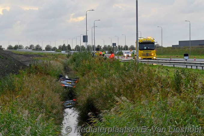 Mediaterplaatse ongeval auto te water hoofddorp 13102024 Image00005