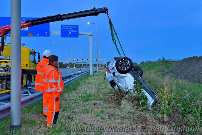 Mediaterplaatse ongeval auto te water hoofddorp 13102024 Image00008