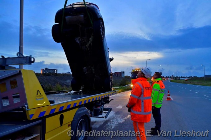Mediaterplaatse ongeval auto te water hoofddorp 13102024 Image00012