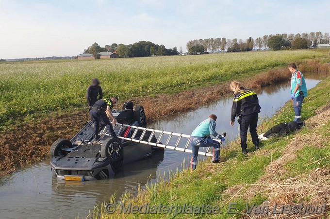 Mediaterplaatse ongeval auto te water afrit a9 15102024 Image00005