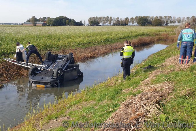 Mediaterplaatse ongeval auto te water afrit a9 15102024 Image00007