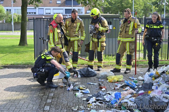 Mediaterplaatse vuilniswagen in brand hoofddorp 24072024 Image00011