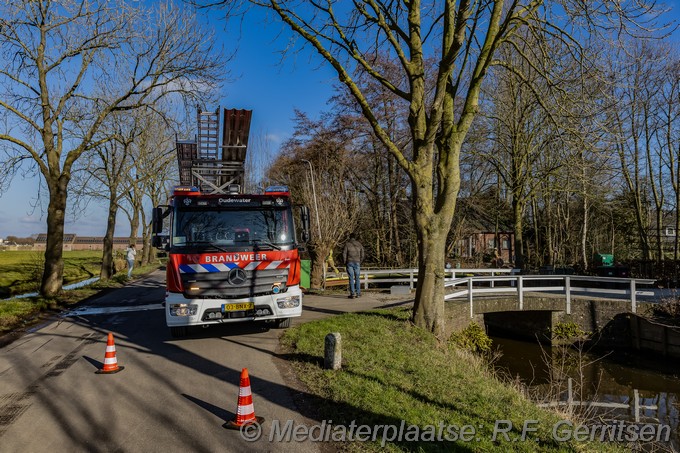 Mediaterplaatse brand woning hoenkoopse buurtweg oudewater 16022025 Image00001