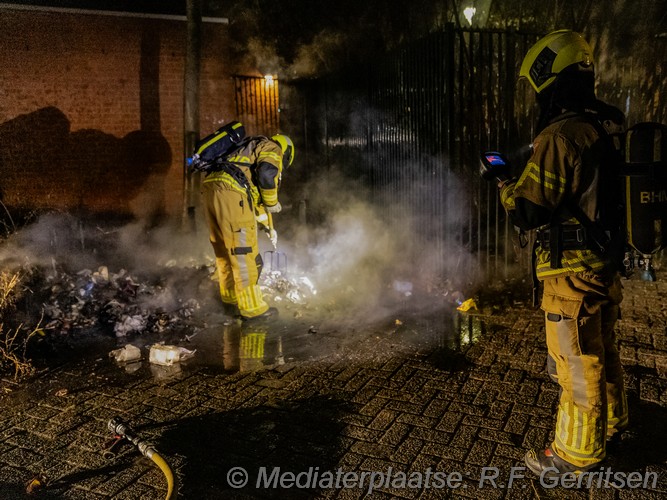 Mediaterplaatse containerbrand kesperstraat gouda 16022025 Image00008