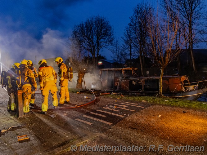 Mediaterplaatse brand op boot haastrecht 26022025 Image00012