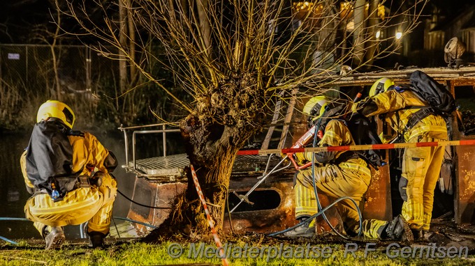 Mediaterplaatse brand op boot haastrecht 26022025 Image00019