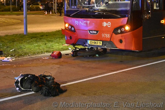 Mediaterplaatse jongen op fatbike zwaargewond na ongeval met lijnbus nvp 27012025 Image00008