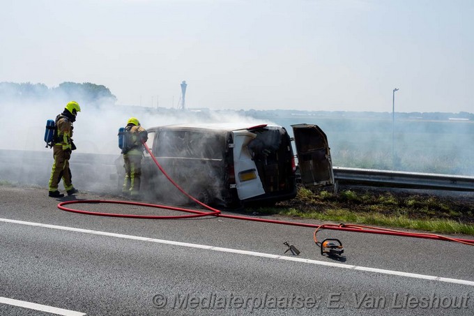 Mediaterplaatse ongeval brand op de A5 hoofddorp 13062025 13062025 ongeval op de A5 snelweg dicht 00006