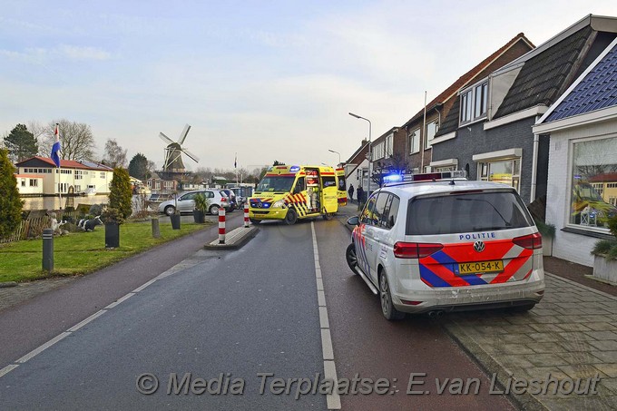 Mediaterplaatse ongeval Niewermeerdijk badhoevendorp scooter 28012017 Image00001