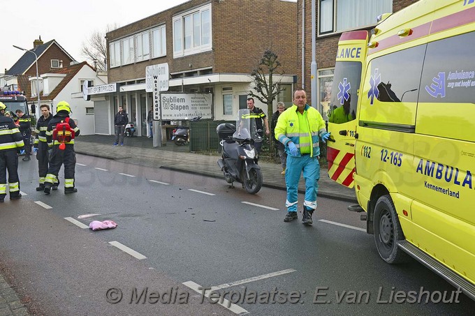 Mediaterplaatse ongeval Niewermeerdijk badhoevendorp scooter 28012017 Image00002