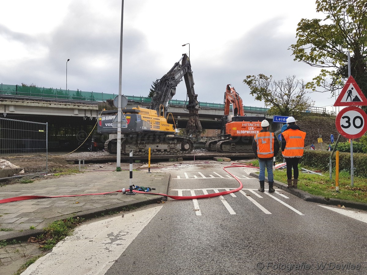 Media Terplaatsen sloop viaduct loopt goed leiden 21102017 Image00022