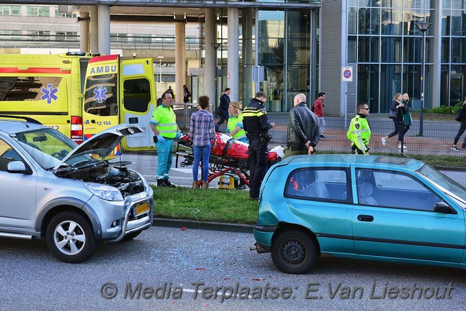 Mediaterplaatse ongeval auto kops staart hoofddorp 03042017 Image00007