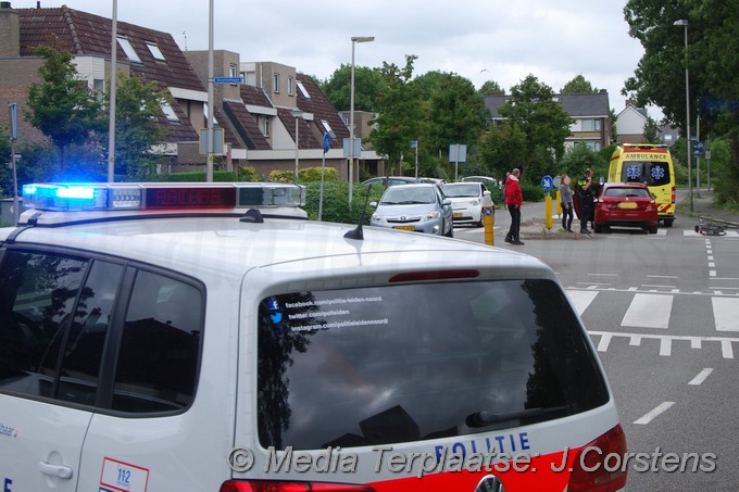 Mediaterplaatse ongeval auto fiets leiderdorp 13082016 Image00003