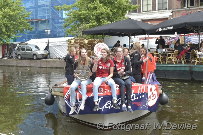Mediaterplaatse huldiging waterpolo team dames leiden 11062016 Image00021