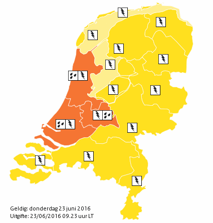 waarschuwing land 0 new