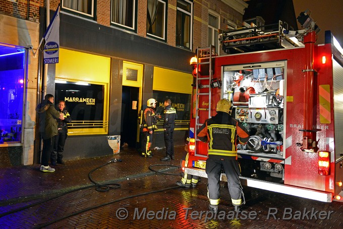 MediaTerplaatse brandje herenstraat keuken winkel restaurant ldn 09012018 Image00001