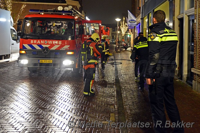 MediaTerplaatse brandje herenstraat keuken winkel restaurant ldn 09012018 Image00002