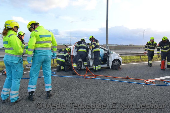 MediaTerplaatse ongeval letsel a4 rechts hoofddorp 16012018 Image00003