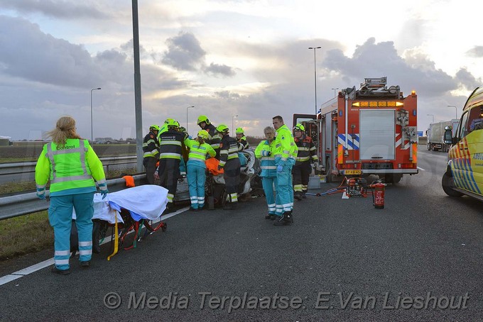 MediaTerplaatse ongeval letsel a4 rechts hoofddorp 16012018 Image00009