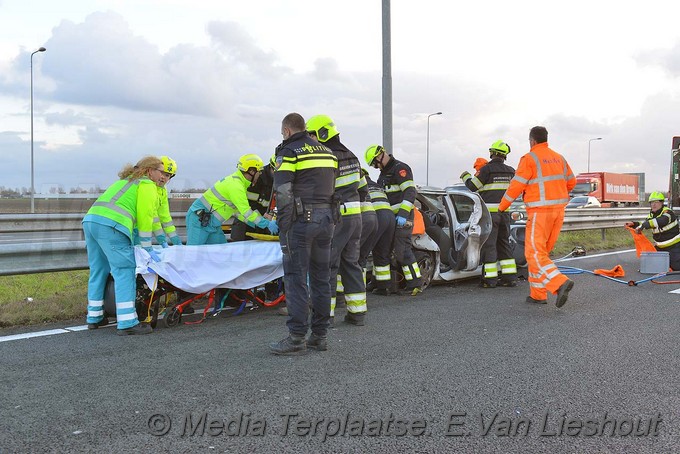 MediaTerplaatse ongeval letsel a4 rechts hoofddorp 16012018 Image00012