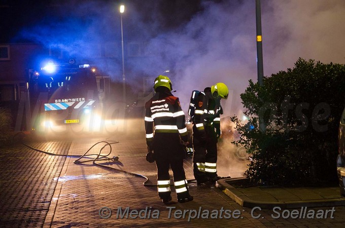 MediaTerplaatse politie auto brand en meer Etta palmstraat hdp 25012018 Image00003