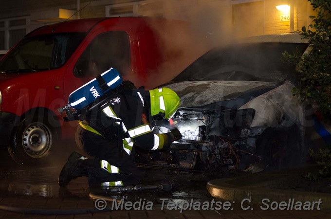 MediaTerplaatse politie auto brand en meer Etta palmstraat hdp 25012018 Image00004