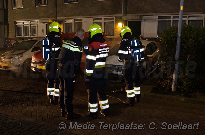 MediaTerplaatse politie auto brand en meer Etta palmstraat hdp 25012018 Image00011