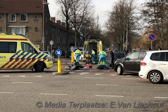 MediaTerplaatse Ongeval zomervaart Haarlem scooter auto 27012018 Image00001
