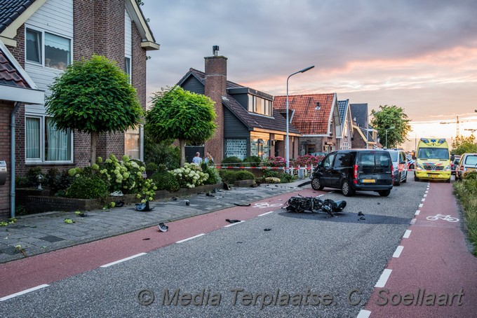 Mediaterplaatse ongeval zwanenburg scooter auto 07082019 Image00002